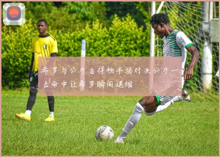 希罗与公牛吉祥物半场对决公牛一击命中让希罗瞬间退缩