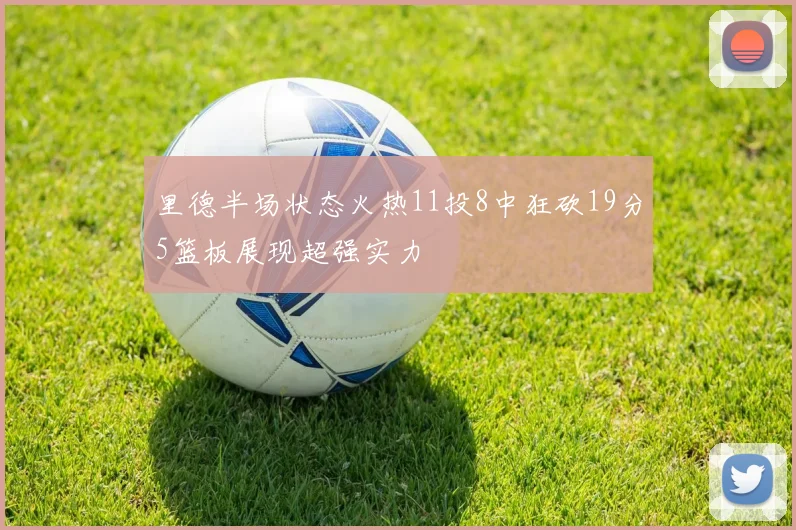 里德半场状态火热11投8中狂砍19分5篮板展现超强实力